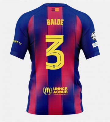 Barcelona Alejandro Balde #3 Replika Hemmatröja 2025-26 Kortärmad